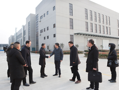  歡迎長豐縣縣委書記李命山一行蒞臨易高家居開展新春為企送溫暖活動(dòng)